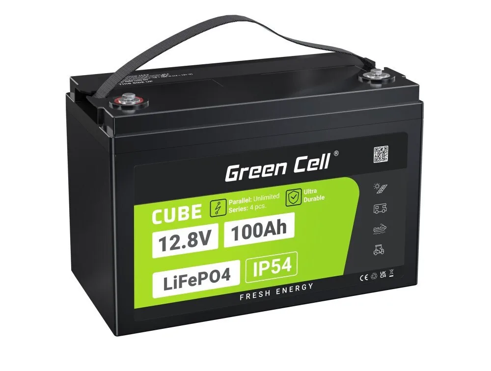 Green Cell Μπαταρία UPS με Χωρητικότητα 100Ah και Τάση 12.8V LFPGC12V100AH 1τμχ - Image 1