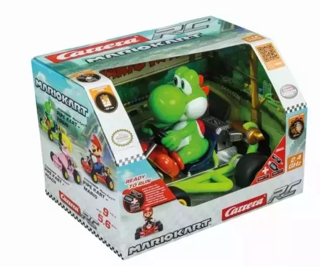 20250617152115_5b8292bc.jpeg Carrera Rc Mario Kart Pipe Kart Yoshi 2.4ghz - Image 1