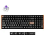Keychron K4 HE K4H-F1 Ασύρματο Gaming Μηχανικό Πληκτρολόγιο με Gateron Double-Rail Magnetic Nebula διακόπτες (Αγγλικό US)