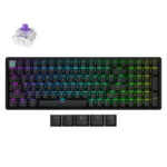 Keychron K4 HE K4H-J1 Ασύρματο Ηall Effect Gaming Πληκτρολόγιο 96% με Magnetic διακόπτες και RGB φωτισμό (Αγγλικό US)