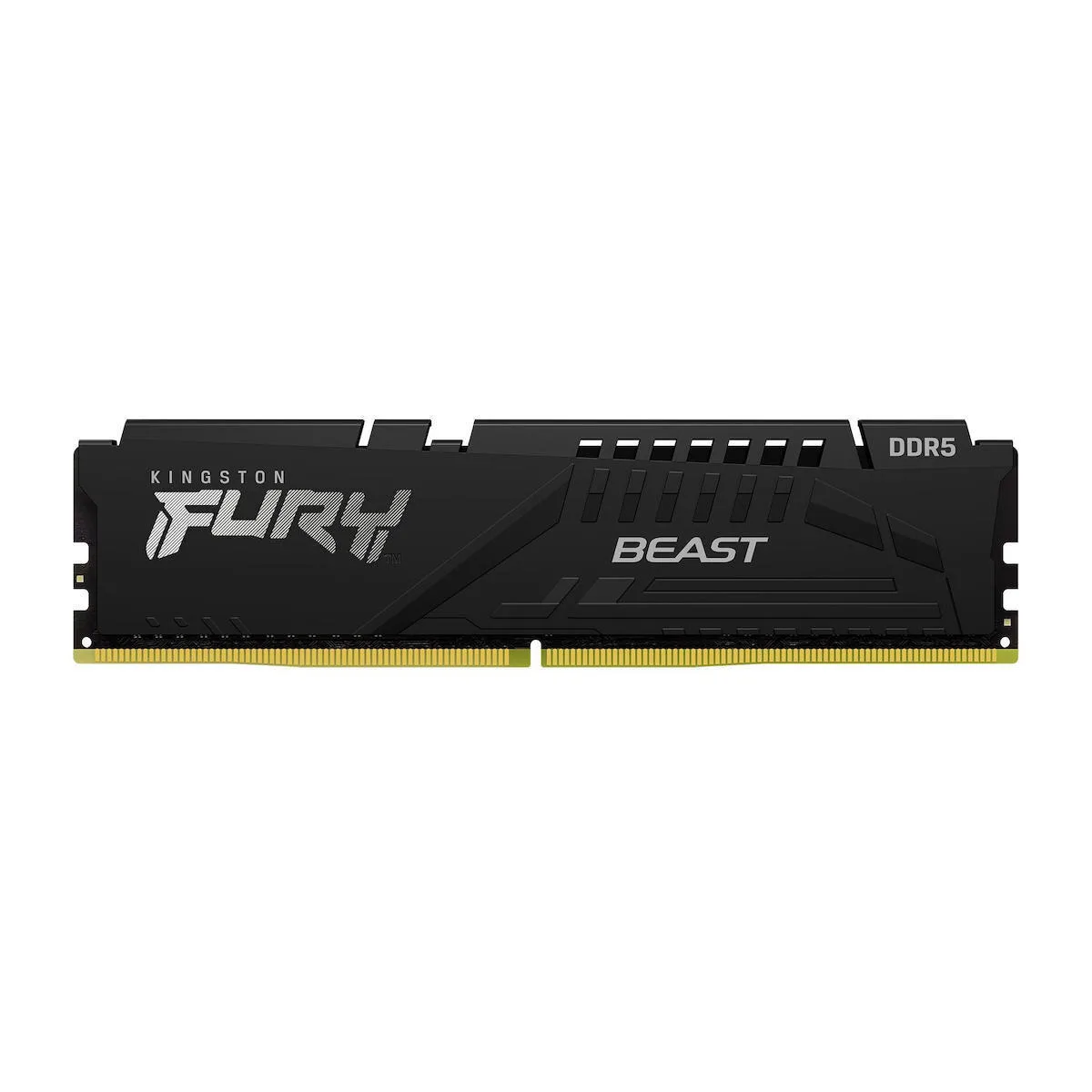 Kingston Fury Beast DDR5 με Module 1x16GB και Ταχύτητα 6400 για Desktop KF564C32BBE-16 - Image 1