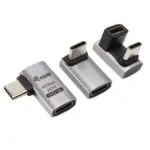 Equip Μετατροπέας USB-C male σε USB-C female Γκρι 1τμχ 133478