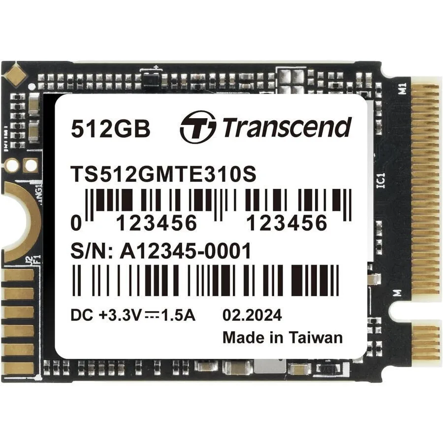 Transcend MTE310S SSD 512GB τύπου M.2 με σύνδεση PCI Express 4.0 TS512GMTE310S - Image 1