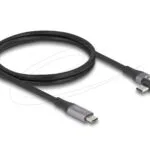 DeLock USB 2.0 Cable USB-C male - USB-C 240W PD Μαύρο 1m 81131