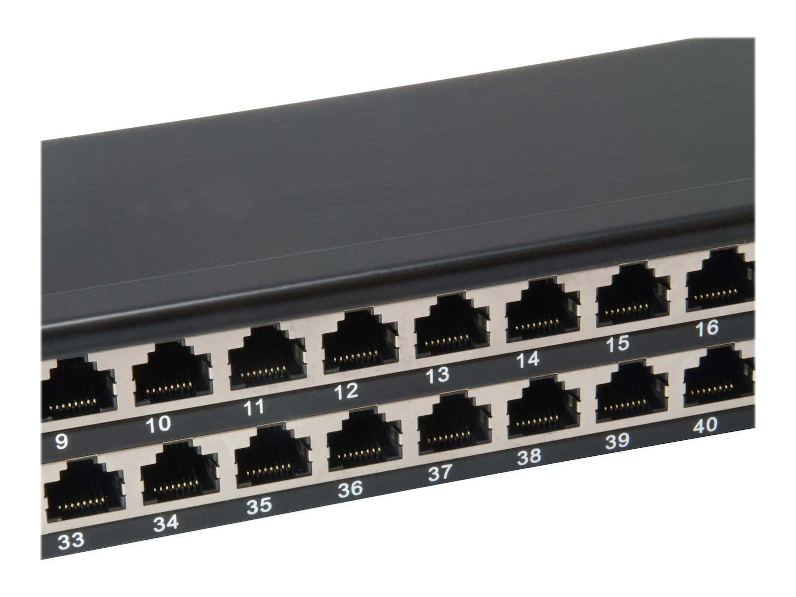 20250623143810_equip_patch_panel_gia_rack_19_cat6_mayro_326449.jpeg Equip Patch Panel για Rack 1U 19" cat6 Μαύρο 326449 - Image 1