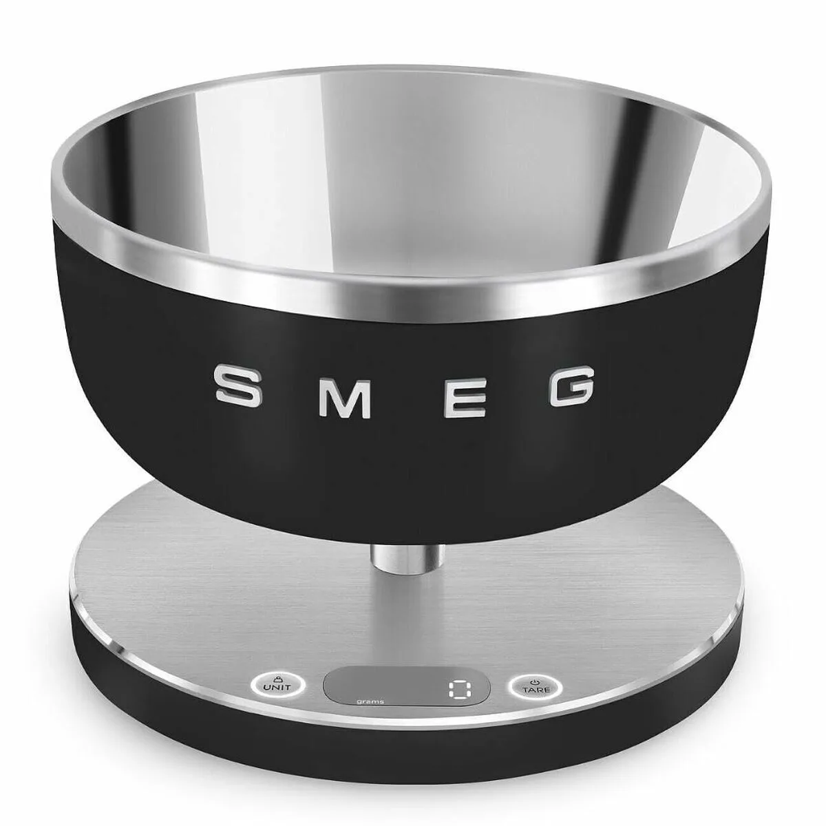 20250623152707_smeg_psifiaki_zygaria_kouzinas_me_kado_1gr_5kg_mayri_ksc01blmww.jpeg Smeg Ψηφιακή Ζυγαριά Κουζίνας με Κάδο έως 5kg Μαύρη KSC01BLMWW - Image 1