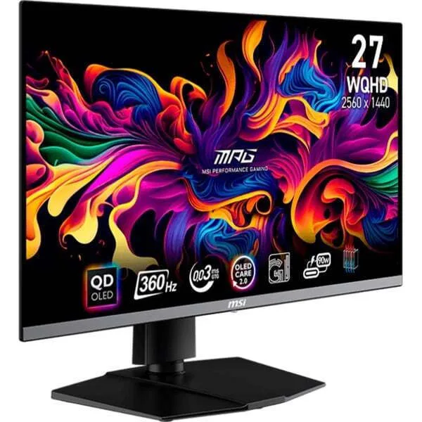 MSI 271QRXDE QD-OLED Gaming Monitor 26.5" QHD 2560x1440 360Hz με Χρόνο Απόκρισης 0.03ms GTG - Image 1