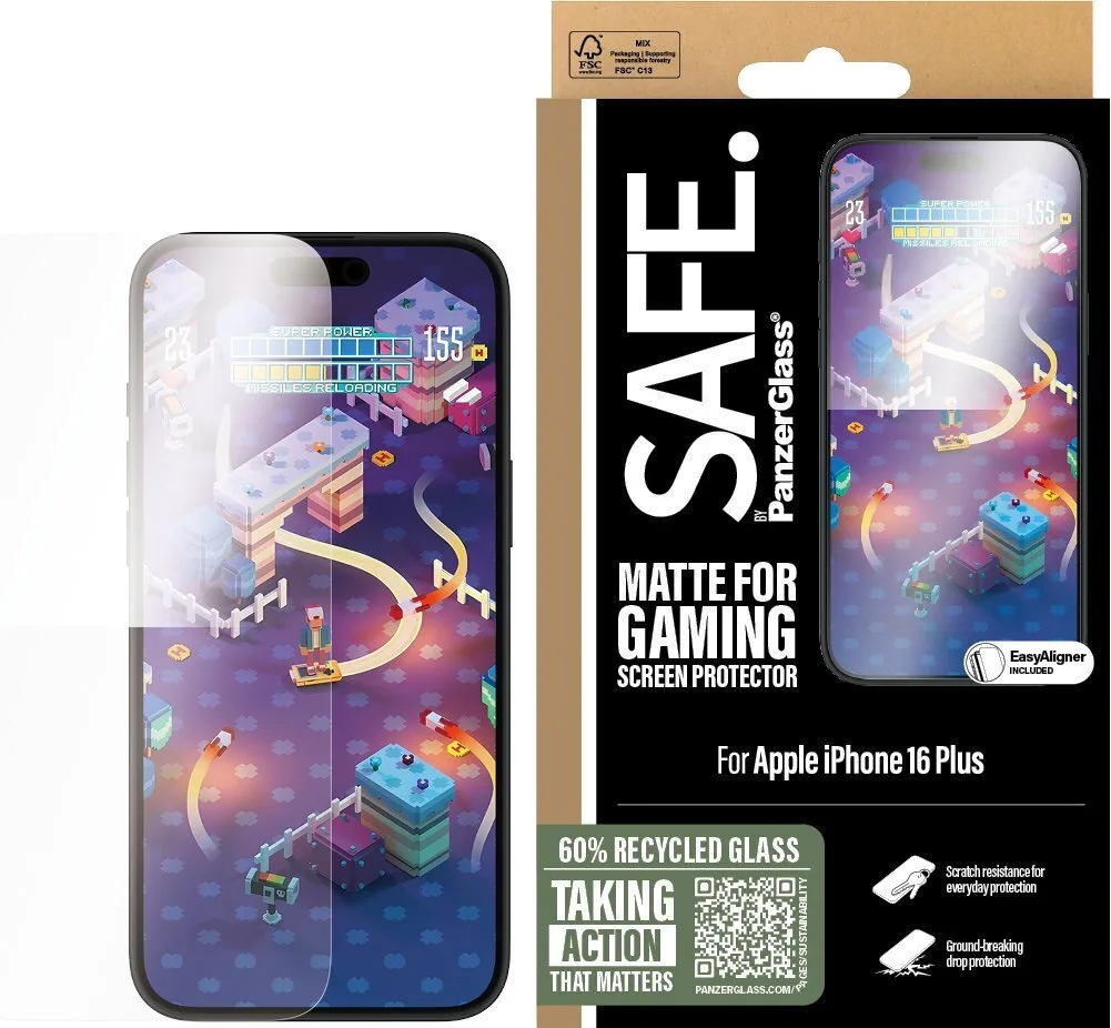 PanzerGlass Screen Protector (iPhone 15 Plus / 16 Plus) SAFE95888 - Image 1