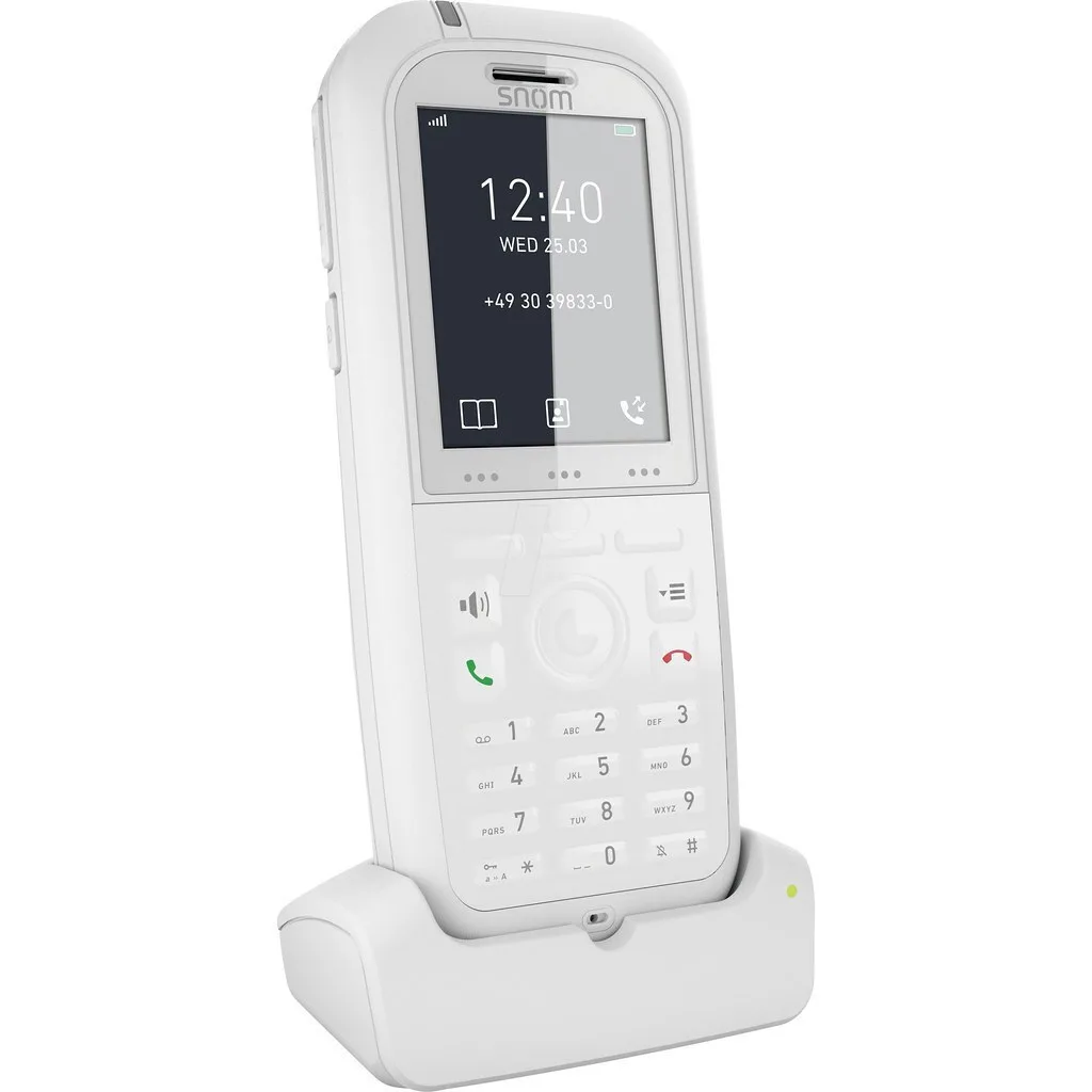 20250625170508_snom_dect_handset_m90_asyrmato_tilefono_ip_leyko.jpeg Snom DECT Handset M90 Ασύρματο Τηλέφωνο IP Λευκό - Image 1