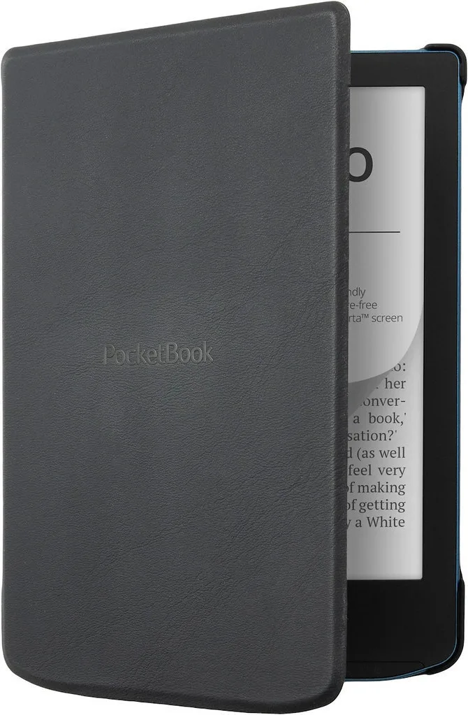 20250626125233_pocketbook_shell_flip_cover_mayri_pocketbook_verse_pocketbook_pro_pocketbook_lite.jpeg Pocketbook Shell Flip Cover Μαύρη (PocketBook Verse, PocketBook Pro, PocketBook Lite) - Image 1