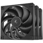 Deepcool FD14 Case Fan 140mm (1650rpm / 82.53cfm) Χωρίς Led Φωτισμό και Σύνδεση 4-Pin PWM 3τμχ
