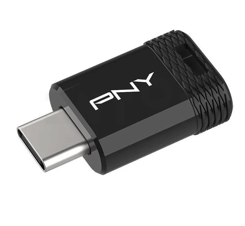 PNY 64GB USB 2.0 Stick με σύνδεση USB-C Μαύρο - Image 1