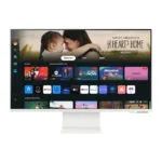 Samsung M8 M80F VA HDR Smart Monitor 32" 4K 3840x2160 με Χρόνο Απόκρισης 4ms GTG Λευκό