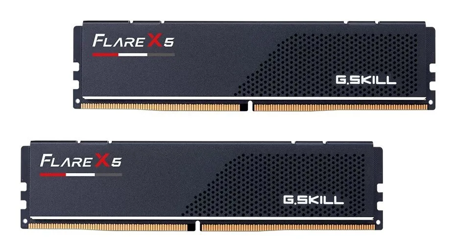 G.Skill Flare X5 DDR5 48GB RAM με 2x24GB Modules και Ταχύτητα 5200 για Desktop F5-5200J4040A24GX2-FX5 - Image 1