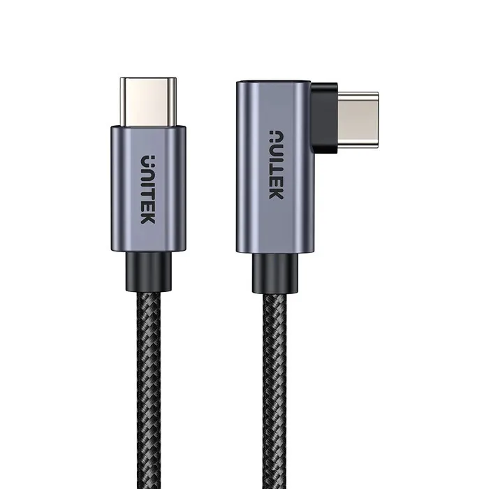 Unitek USB 2.0 Cable USB-C male - USB-C 60W Ασημί 5m C14123BK-5M - Image 1