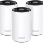 TP-LINK Deco XE75 v1 Access Point με Mesh Wi‑Fi 6E Dual Band (2.4 & 5GHz) Τριπλό Kit