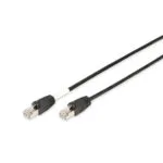 Digitus S/FTP Cat.6 (Gigabit) Καλώδιο Δικτύου Ethernet εξωτερικού χώρου 3m Μαύρο DK-1644-030/BL-OD