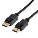 Cable Roline Value 11.99.5813 From Dp M To Dp M 5m Black
