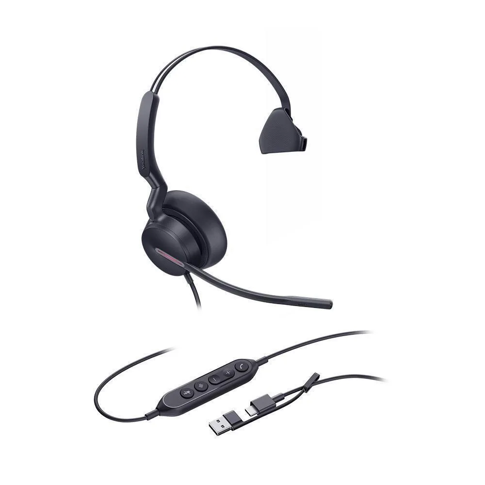 Yealink Uh46 Mono Teams Usb-c/a VOIP Headset (1308184) - Image 1