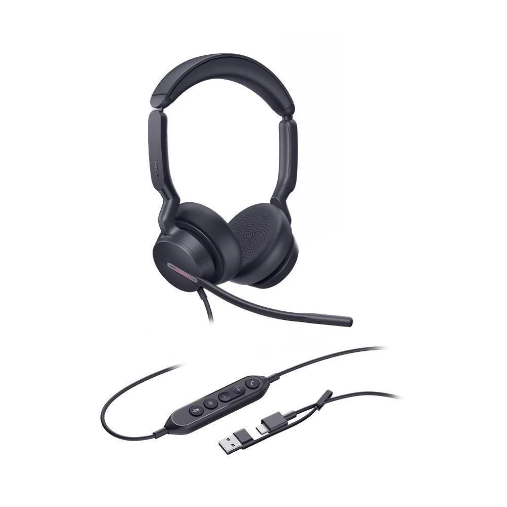 Yealink Uh46 Dual Teams Usb-c/a VOIP Headset (1308182) - Image 1