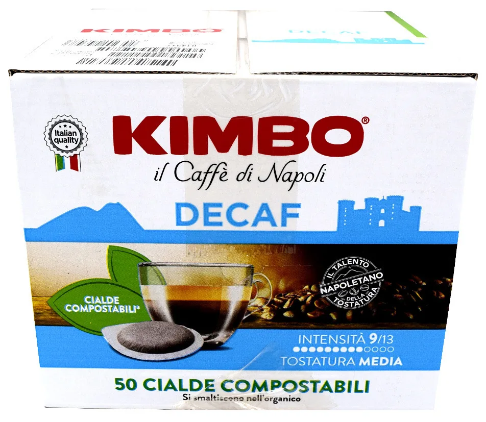 20250707144825_kimbo_kapsoules_espresso_decaffeine_symvates_me_michani_e_s_e_pod_50caps.jpeg Kimbo Κάψουλες Espresso Decaffeine Συμβατές με Μηχανή E.S.E. Pod 50caps - Image 1