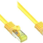 Good Connections S/FTP Cat.7 (10Gbps) Καλώδιο Δικτύου Ethernet 0.5m Κίτρινο