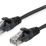 Equip U/UTP Cat.6a (Gigabit) Καλώδιο Δικτύου Ethernet 0.25m Μαύρο 603152