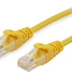 Equip U/UTP Cat.6a (Gigabit) Καλώδιο Δικτύου Ethernet 0.25m Κίτρινο 603162