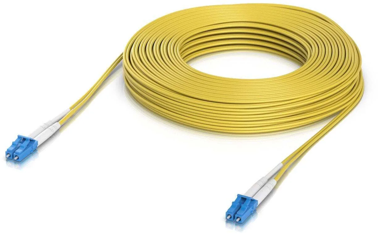 Ubiquiti Καλώδιο Οπτικής Ίνας LC/UPC-LC/UPC Κίτρινο UACC-OFC-S2-LULU-30M - Image 1