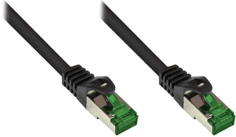 Alcasa S/FTP Cat.6a (Gigabit) Καλώδιο Δικτύου Ethernet 30m Μαύρο - Image 1