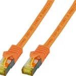 EFB S/FTP Cat.6a (Gigabit) Καλώδιο Δικτύου Ethernet 1.5m Πορτοκαλί MK7001.1,5O