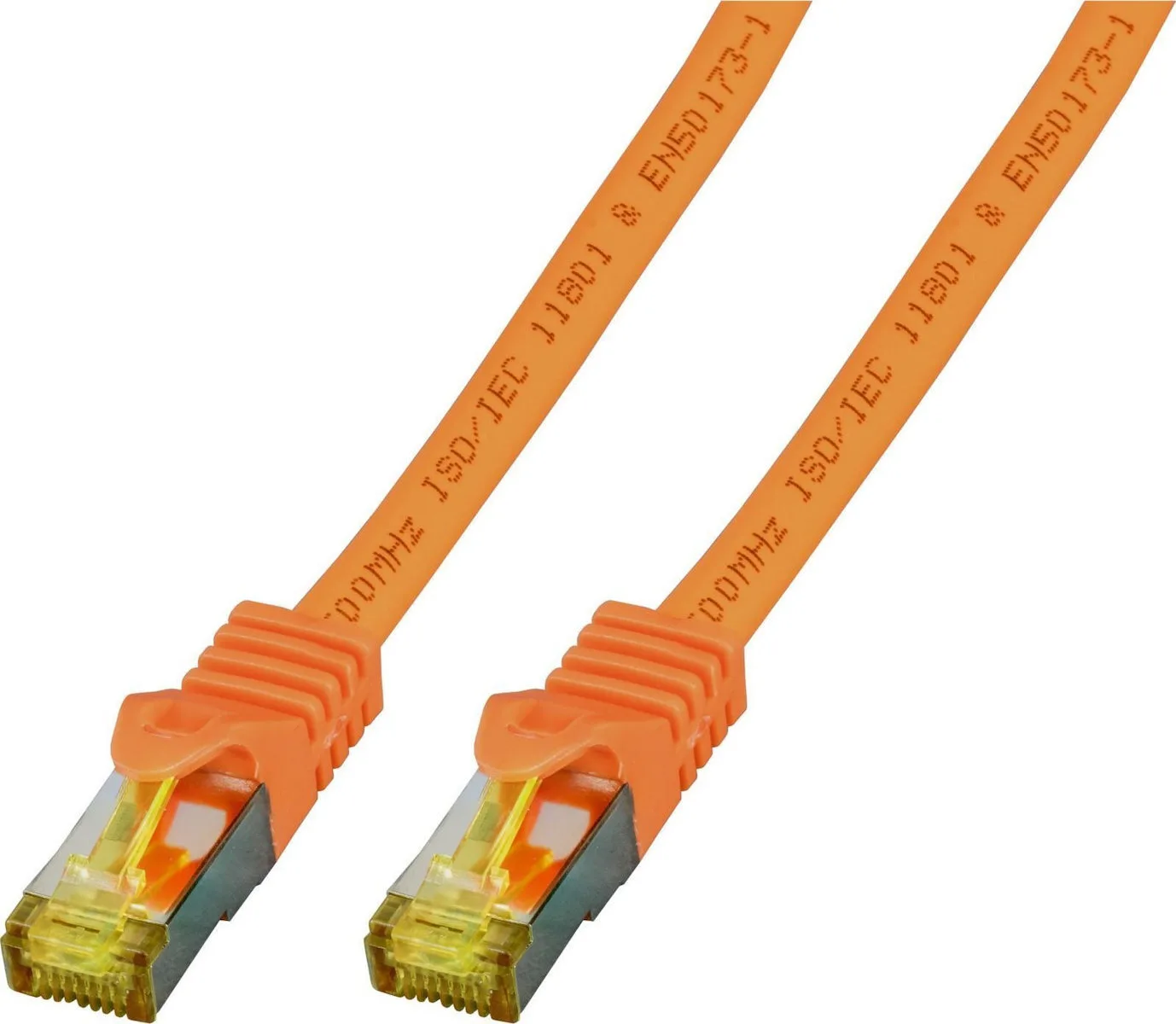 EFB S/FTP Cat.6a (Gigabit) Καλώδιο Δικτύου Ethernet 1.5m Πορτοκαλί MK7001.1,5O - Image 1