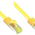 Good Connections S/FTP Cat.7 (10Gbps) Καλώδιο Δικτύου Ethernet 0.15m Κίτρινο