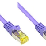 Good Connections S/FTP Cat.7 (10Gbps) Καλώδιο Δικτύου Ethernet 5m Μωβ