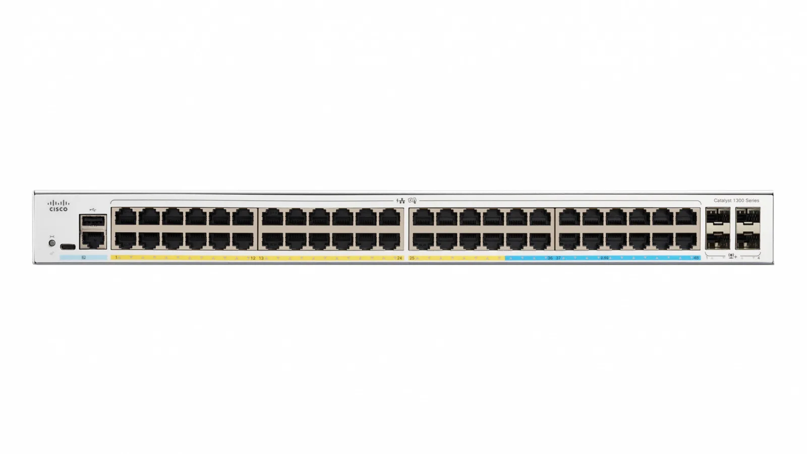 Cisco C1300-48MGP-4X Managed L2 / L3 PoE+ Switch με 32 Θύρες Gigabit (1Gbps) Ethernet - Image 1