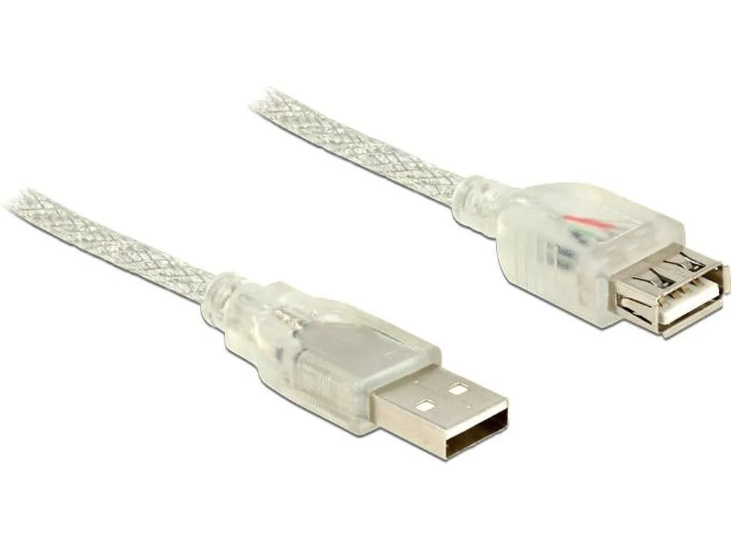 DeLock USB 2.0 Cable USB-A male - USB-A female 1m (83881) - Image 1