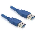 DeLock USB 2.0 Cable USB-A male - USB-A male Μπλε 3m 82536