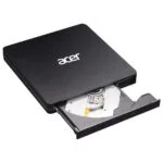 Acer Εξωτερικός Οδηγός Εγγραφής/Ανάγνωσης DVD/CD για Desktop / Laptop Μαύρο GP.ODD11.001