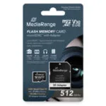 MediaRange microSDXC 512GB Class 10 100MB/s με αντάπτορα