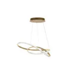 Active Jet Κρεμαστό Φωτιστικό Χρυσό LED AJE-MEGAN Gold