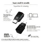 LogiLink Μετατροπέας USB-C male σε USB-C female 1τμχ