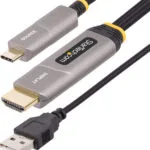 Startech 146b-usbc-hdmi4k-aoc 15.2m Usb Type-c To Hdmi Type A Standard Cable Adapter Black