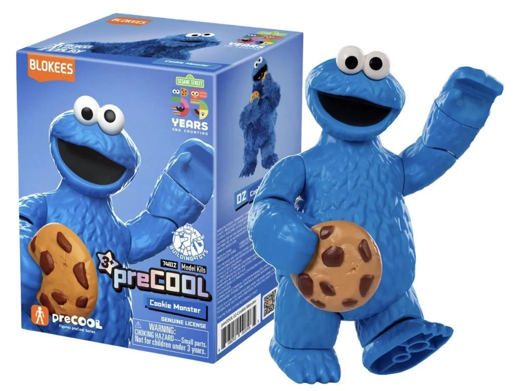 20250715103021_sesame_street_cookie_monster_model_kit_classic_class_blokees.jpeg Sesame Street Cookie Monster Model Kit Classic Class Blokees - Image 1