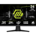 MSI MAG 244F IPS Gaming Monitor 23.8" FHD 1920x1080 200Hz με Χρόνο Απόκρισης 0.5ms GTG
