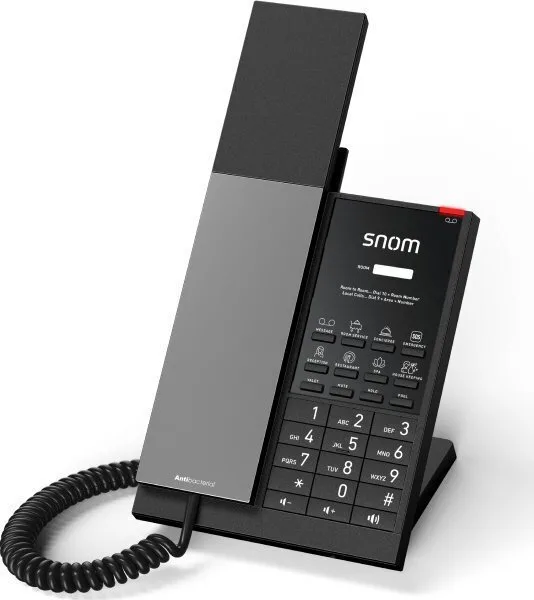 20250721172235_snom_ensyrmato_tilefono_ip_mayro.jpeg Snom HD350W Hotel Phone Ενσύρματο Τηλέφωνο IP Μαύρο - Image 1