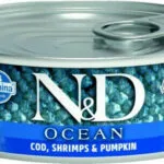 Farmina Ocean Kitten Υγρή Τροφή για Ανήλικες Γάτες σε Κονσέρβα με Γαρίδες, Κολοκύθα και Τόνο χωρίς Σιτηρά & Γλουτένη 80gr 22.09.018