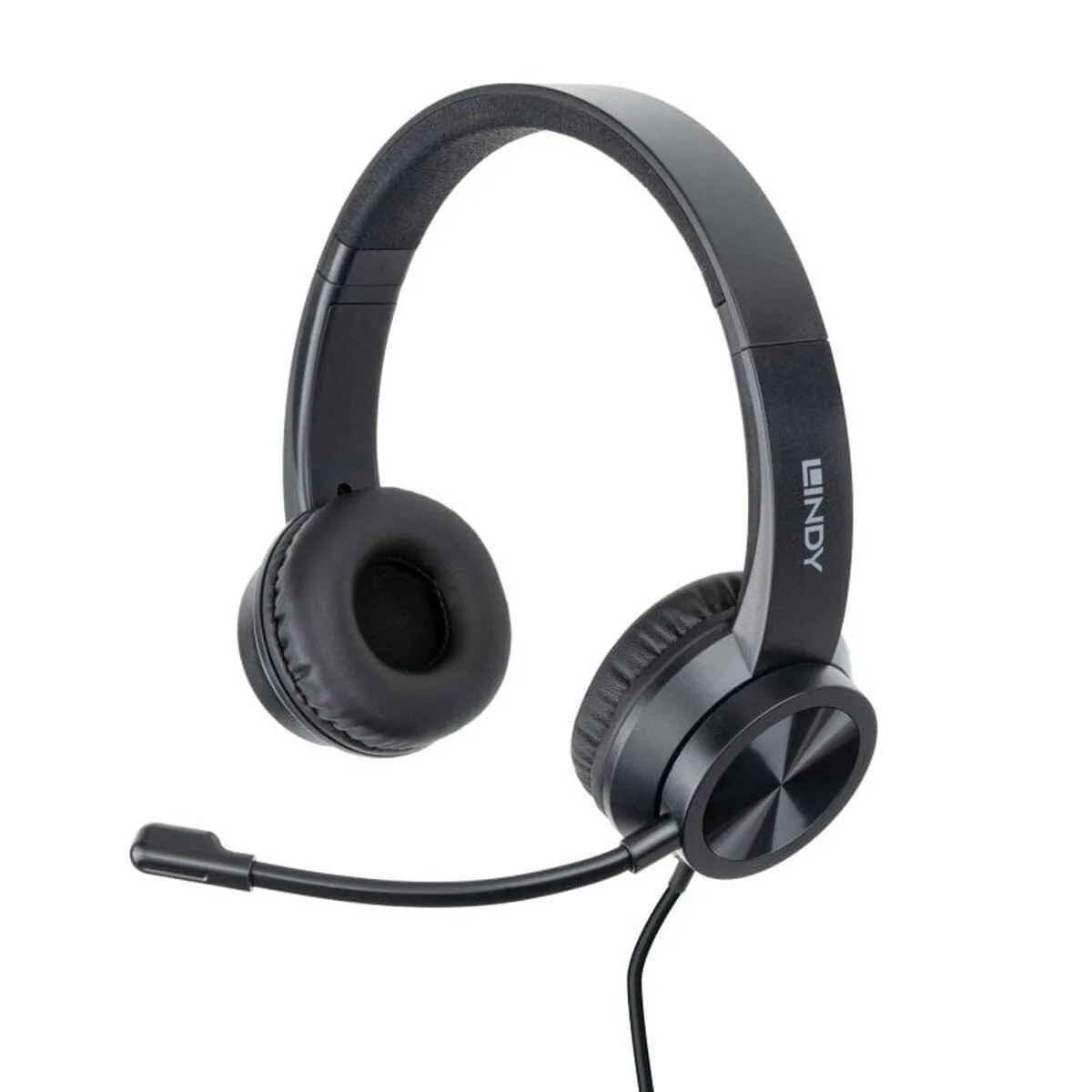 Lindy On Ear Multimedia Ακουστικά με μικρόφωνο και σύνδεση USB-C 20439 - Image 1