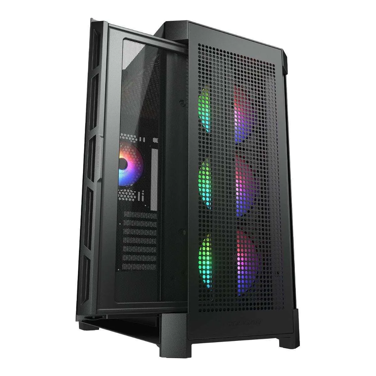 Cougar Duoface Pro RGB Gaming Midi Tower Κουτί Υπολογιστή με Πλαϊνό Παράθυρο Μαύρο - Image 1