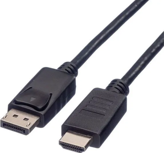 20250724173752_roline_cable_displayport_male_hdmi_male_1_5m_mayro_11_04_5779.jpeg Roline Cable DisplayPort male - HDMI male 1.5m Μαύρο (11.04.5779) - Image 1