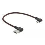 DeLock Regular USB 2.0 to micro USB Cable Μαύρο 0.2m (85269) 1τμχ